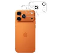 PHONILLICO Protection Caméra pour iPhone 17 Pro [Lot de 2] Verre Trempé Transparent Lentille Appareil Photo Arrière Film Protection Anti Rayure
