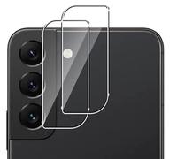 PHONILLICO Protection Caméra pour Samsung Galaxy S22/S22 Plus [Lot de 2] Verre Trempé Transparent Lentille Appareil Photo Arrière Film Protection Anti Rayure