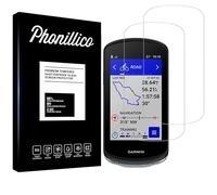 PHONILLICO Verre Trempé pour Garmin Edge 1040 / Edge 1040 Solar [Pack 2] Film Vitre Protection Ecran GPS Vélo