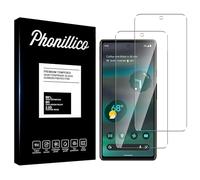 PHONILLICO Verre Trempé pour Google Pixel 6A [Pack de 2] Film Protection Ecran Resistant Vitre Protecteur Anti Rayure