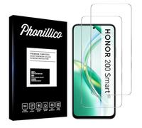 PHONILLICO Verre Trempé pour Honor 200 Smart 5G [Pack de 2] Film Protection Ecran Resistant Vitre Protecteur Anti Rayure