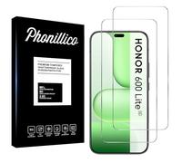 PHONILLICO Verre Trempé pour Honor 600 Lite 5G [Pack de 2] Film Protection Ecran Resistant Vitre Protecteur Anti Rayure