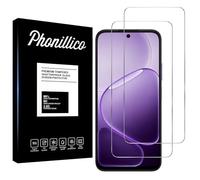 PHONILLICO Verre Trempé pour Oppo A6 4G / A6 5G / A6x 4G / A6x 5G / A6t 4G / A6t 5G / A6s 4G / A6s 5G / A6k 5G [Pack de 2] Film Protection Ecran Resistant Vitre Protecteur Anti Rayure