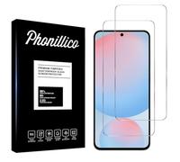 PHONILLICO Verre Trempé pour Samsung Galaxy S24 FE [Pack de 2] Film Protection Ecran Resistant Vitre Protecteur Anti Rayure