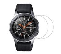 PHONILLICO Verre Trempé pour Samsung Galaxy Watch 46mm [Lot de 2] Film Protection Ecran Montre Anti Rayure