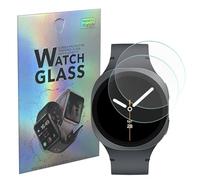 PHONILLICO Verre Trempé pour Samsung Galaxy Watch 8/7/6/5/4-40mm [Lot de 2] [Diamètre 37mm] Film Protection Ecran Montre Anti Rayure