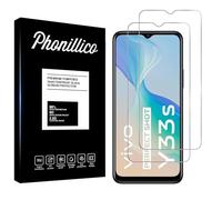 PHONILLICO Verre Trempé pour Vivo Y33s [Pack de 2] Film Protection Ecran Resistant Vitre Protecteur Anti Rayure