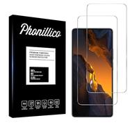 PHONILLICO Verre Trempé pour Xiaomi Poco F5 Pro [Pack de 2] Film Protection Ecran Resistant Vitre Protecteur Anti Rayure