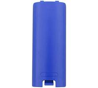 Phonmatic Cache Batterie Coque Arriere Couvercle Pile pour Manette Wii de Remplacement pour wiimote (Bleu)
