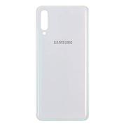 phonmatic Vitre Arriere Cache Batterie Coque Back Cover housing de Remplacement pour Samsung Galaxy A40 avec Logo et adhesif qualité Original (Blanc)