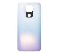 Phonmatic Vitre Arriere Cache Batterie Coque Couvercle pour Xiaomi Redmi Note 9 Origine kit de Remplacement Adaptable avec adhesif et Inscription Inclus (Blanc)