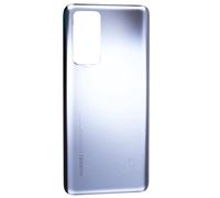 Phonmatic Vitre Arriere Cache Batterie Coque Porte Door housing de Remplacement pour Huawei P40 avec Logo et adhesif Qualite Original (Argent)