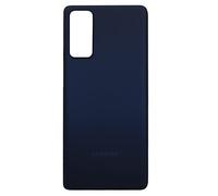 Phonmatic Vitre Arriere Cache Batterie de Remplacement pour Samsung Galaxy S20 FE avec adhesif et Logo Back Cover Glass housing (Bleu Nuit)