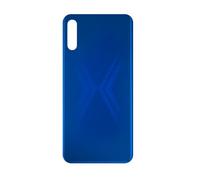 Phonmatic Vitre Arriere Cache Batterie pour Honor 9X avec Logo et adhesif Couvercle Coque Dos Back Cover Glass housing Rear (Bleu)