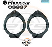 PHONOCAR 03937 3/937 Paire Supports Haut Parleur Avant Opel Astra J 2010 Ø165
