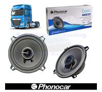 PHONOCAR BASIC 66023 Enceintes Coaxiales 130mm 60W Pour DAF XF 106 2 Voies