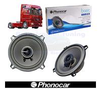 PHONOCAR BASIC 66023 Haut-Parleurs Coaxiaux 130mm 60W Pour MERCEDES ACTROS MP3