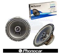 Phonocar BASIC 66026 Haut-Parleurs Système 2 Voies Coaxial 165mm 60W RMS 4Ω Noir
