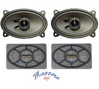 Phonocar Set 2 Haut-Parleurs 66021 + Grilles Label Boutique Voiture Ovales 9X15