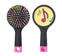 Phonogram Stave Musical Salon Brosse à cheveux démêlante Base coussin