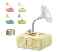 Phonographe pour Enfants avec 96 Cartes d'apprentissage et 8 Cartes d'enregistrement, Lecteur interactif de Contes musicaux éducatifs en Anglais, équipement pédagogique pour la Maternelle et Orange