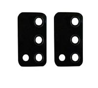 PHONSUN Lot de 2 coques de protection pour objectif d'appareil photo arrière avec adhésif pour OnePlus Nord N100 BE2015 Noir