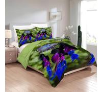 phonxia Couette 90x190 Enfant, Attrape-rêves Violet - Couette Imprimée Tempérée 4 Saisons Réversible Légère, sans Housse Imprimerie 3D - Edredon Duvet 1 Personne avec 2 Taies d'oreiller C173