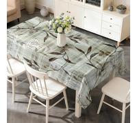 phonxia Motif Fleurs Nappe Rectangulaire 140x200 cm, Carreaux Protection Lavable pour Table, Printemps Eté Vintage Bohème Imprimée Linge de Table Décoration pour Cuisine Jardin Fête QW1