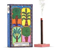 PHOOL LUXURY INCENSE Bâtons d'encens Bambooless Sambrani Dhoop pour Pooja et Havan - Longue durée de vie - Sans charbon de bambou - Durée de combustion : 60 minutes - Cadeau surprise à l'intérieur