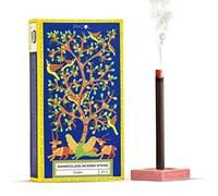 PHOOL LUXURY INCENSE Bâtons d'encens sans bambou - Bâtons Oudh Dhoop pour Pooja Dhoop à l'intérieur, sans charbon et bambou Oudh Agarbatii Durée de combustion : plus de 60 minutes Cadeau surprise à