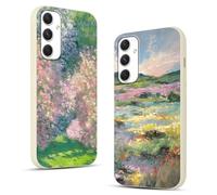 Phoona 2 Pièces Coque pour Samsung Galaxy A54 5G 6,4'', Étui Souple TPU Aesthetic Peinture Motif Dessin Durable Fine Silicone Housse de Antichoc Anti-Rayures Camera Protection Cover pour Fille