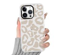Phoona Coque Étui Cover pour iPhone 15 Pro Max 6.7" Case Housse Antichoc Résistante aux Rayures,Protection Objectif Anti-Poussière Motif Nœuds Papillon Fond Gris Aesthetic Transparante