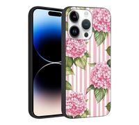 Phoona Coque pour iPhone 13 Mini 5.4",Étui Souple TPU Aesthetic Motif Dessin Durable Fine Silicone Housse Antichoc Anti-Rayures Camera Protection Femmes Filles Cover,Fleurs Roses