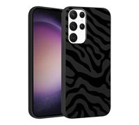 Phoona Coque pour Samsung Galaxy S25 5G 6.2",Étui Souple TPU Aesthetic Motif Dessin Durable Silicone Housse Antichoc Anti-Rayures Camera Protection Cover Femmes Filles,Zèbre Bande A