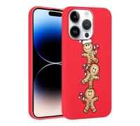 Phoona Noël Coque pour iPhone 11 Pro 5.8",Étui Souple Aesthetic Motif Dessin Durable Fine Silicone Housse Antichoc Anti-Rayures Camera Protection Noel Cover pour Fille,Pan d'gingembre