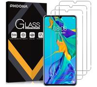 Phoona Verre Trempé [3 Pièces] Pour Huawei P30, Dureté 9H Film Protection écran, Ultra Résistant Vitre Protecteur, Clarté HD, sans Bulles, Anti-Rayures