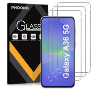 Phoona Verre Trempé [3 Pièces] Pour Samsung Galaxy A36 5G, Dureté 9H Film Protection écran, Ultra Résistant Vitre Protecteur, Clarté HD, sans Bulles, Anti-Rayures