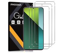 Phoona Verre Trempé [3 Pièces] Pour Xiaomi Redmi Note 13 Pro 5G/4G, (non compatible Pro+) Dureté 9H Film Protection écran, Ultra Résistant Vitre Protecteur, Clarté HD, sans Bulles, Anti-Rayures