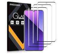Phoona Verre Trempé [3 Pièces] Pour Xiaomi Redmi Note 13 Pro+ 5G/ Pro Plus 5G, Dureté 9H Film Protection écran, Ultra Résistant Vitre Protecteur, Clarté HD, sans Bulles, Anti-Rayures