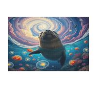 Phoque commun Puzzles 1000 Pièces pour Adultes Educa Art Moderne Décoration Intérieure Relaxant Jeu De Réflexion Cadeau Unique 1000 PCS