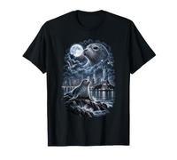 Phoque commun Statue de la Liberté New York Lune Océan Faune T-Shirt