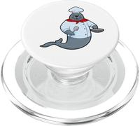 Phoque Cuisinier Poêle Cuisiner PopSockets PopGrip pour MagSafe