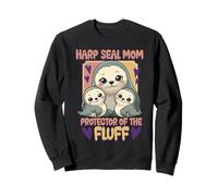 Phoque du Groenland Harp Seal Mom Protector of The Fluff Sweatshirt