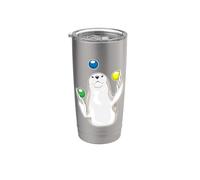 Phoque Jongleur Jongler Gobelet isotherme en acier inoxydable double paroi