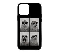 Phoque Lunettes de Soleil Photo Booth Selfie Humoristique Portrait Coque pour iPhone 12 Mini
