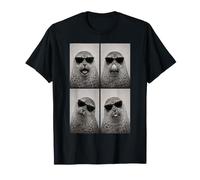Phoque Lunettes de Soleil Photo Booth Selfie Humoristique Portrait T-Shirt