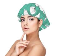 Phoque mignon,Bonnet de nuit en satin réglable en soie pour adulte, bonnet de nuit élastique pour femme