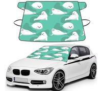 Phoque Mignon,Housse de Pare-Brise de Voiture, Protection Pare-Brise - Résistante à la Neige, à la Glace, au Soleil, aux UV, à la poussière et à l'eau - Convient à la Plupart des Voitures