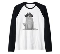 Phoque Pirate Chapeau de Pirate Manche Raglan