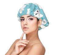 Phoques mignons et drôles,Bonnet de nuit en satin pour adulte - Bonnet de nuit élastique pour femme, couvre-cheveux de nuit